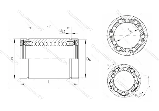 Подшипник KB 16 PP в Орле