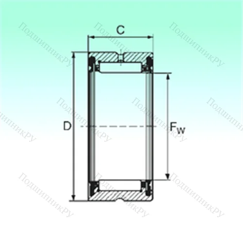 Подшипник игольчатый радиальный RNA 4906 2RS