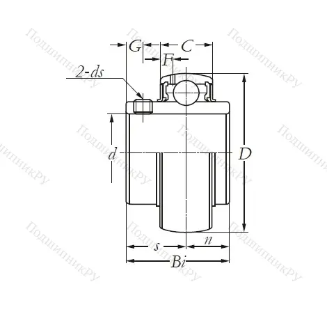 Корпусный подшипник  UCX 11 в Орле