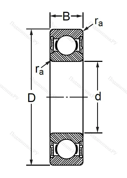 Шариковый однорядный подшипник 76-180102 (6002 2RSC 3) в Орле