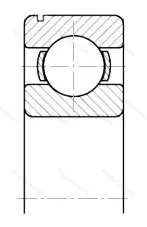 Подшипник 6219 N размер 95x170x32 от производителя  SKF Подшипник 6219 N размер 95x170x32 от производителя  SKF