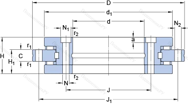 Подшипник NRT 850 A