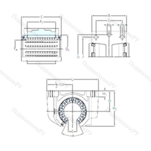 Подшипник шариковый линейный