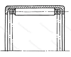 Подшипник  134906 размер 30x38x24 от производителя  ГПЗ-13