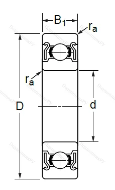 Дюймовый шариковый подшипник R 12 ZZ (KLNJ 3/4-2RZ) в Орле