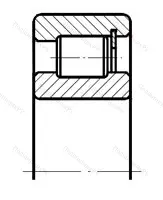 Модификация подшипника 3612114 размер 70x110x30 от производителя  ЕПК