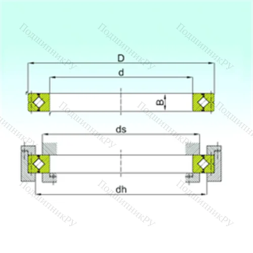 Подшипник роликовый опорно-поворотный CRB 25025 от производителя  ISB