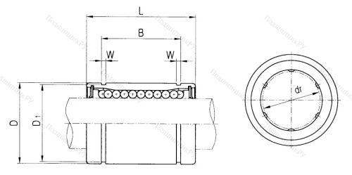 Подшипник LM 40 UU в Орле