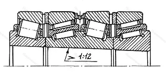 Модификация подшипника 577796ХМ1 размер 480x700x420 от производителя  ГПЗ-23