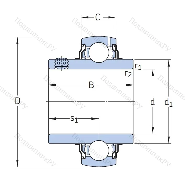 Корпусный подшипник YAR 206-2F в Орле