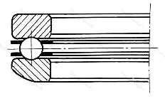 Подшипник  53406 (28406) размер 30x70x30,1 от производителя  SKF Подшипник  53406 (28406) размер 30x70x30,1 от производителя  SKF