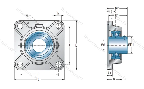 Подшипниковый узел UCFE 211 в Орле