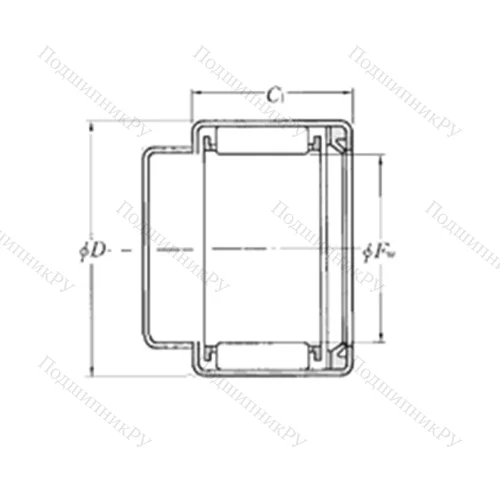 Подшипник игольчатый радиальный F-65477.01.BCH
