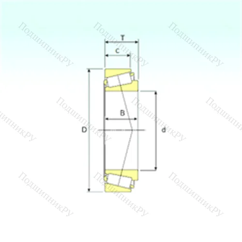 Подшипник роликовый радиально-упорный 306/1270 от производителя  ISB Подшипник роликовый радиально-упорный 306/1270 от производителя  ISB