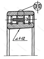 Подшипник NN 3008 K размер 40x68x21 от производителя  SKF