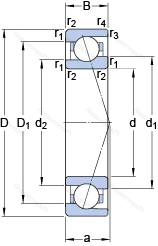 Подшипник 71902 CE/HCP 4A