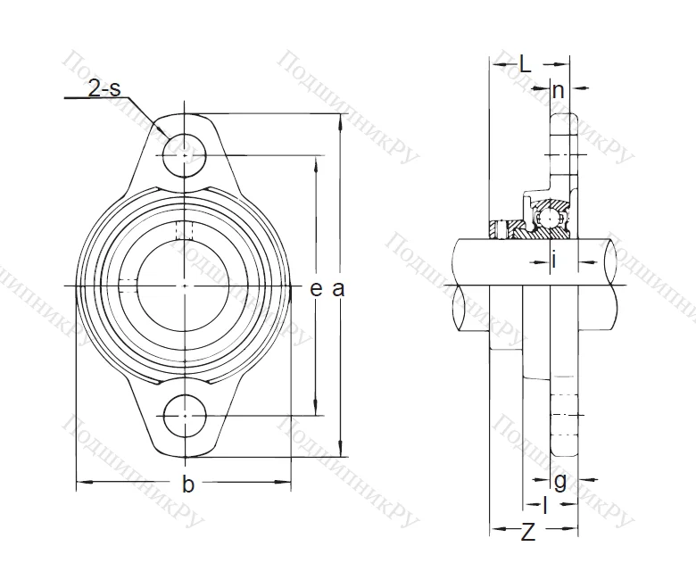Подшипниковый узел UFL 002
