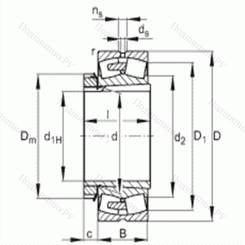 Подшипник роликовый самоустанавливающийся