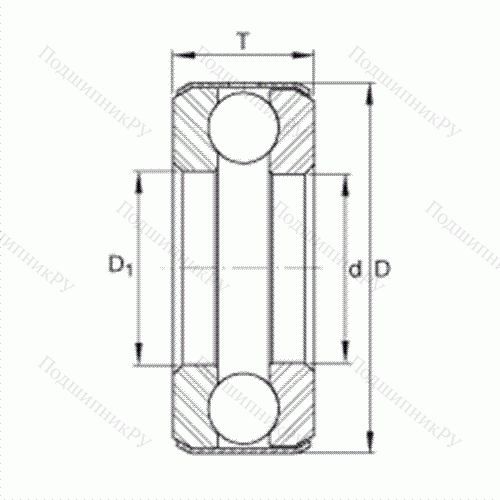 Подшипник шариковый упорный