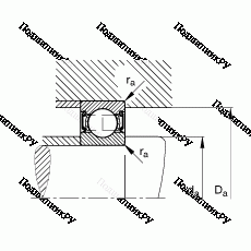 Подшипник 6215-2RSR