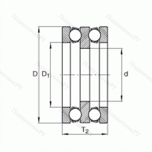 Подшипник шариковый упорный