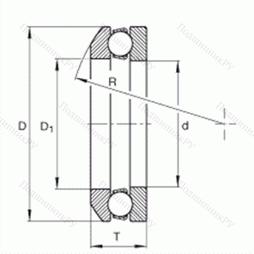 Подшипник шариковый упорный
