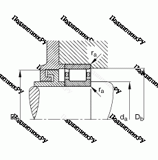 Подшипник N 224-E-TVP 2
