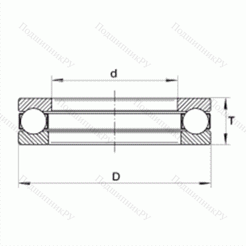 Подшипник шариковый упорный