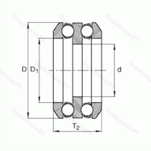 Подшипник шариковый упорный
