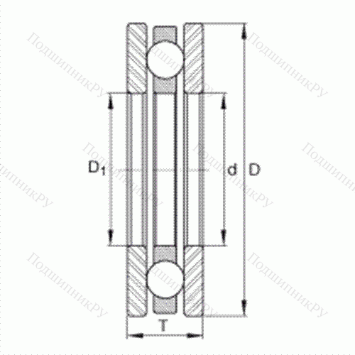 Подшипник шариковый упорный